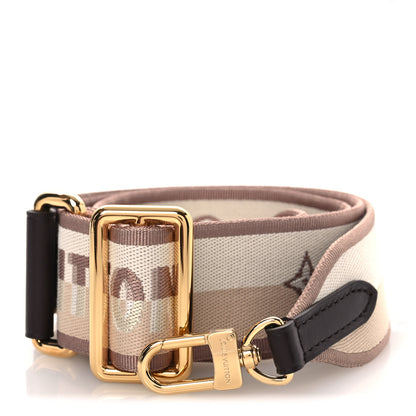 Louis Vuitton Jacquard Speedy Bandouliere 20 Shoulder Strap Beige Brown 1 of 4