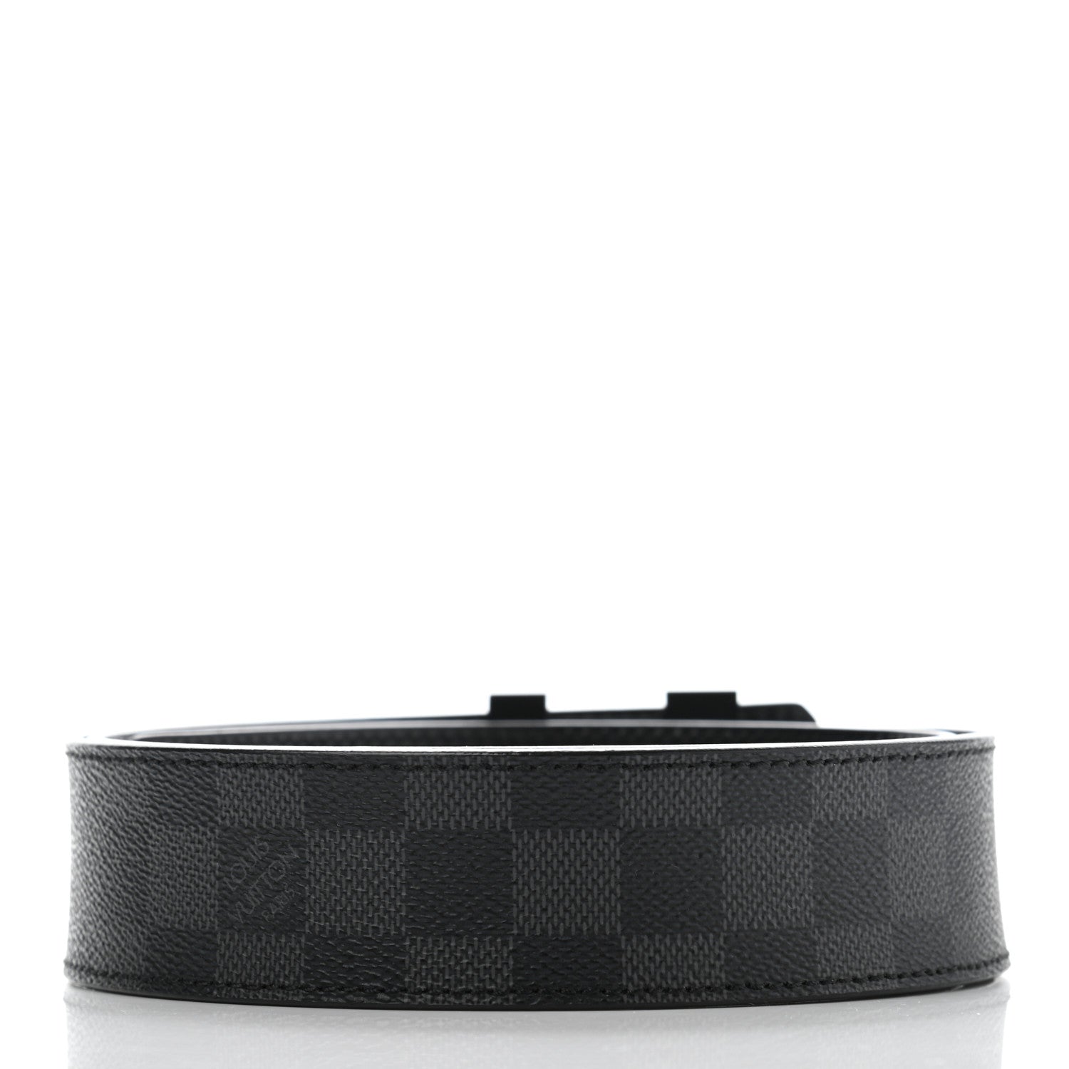 Louis Vuitton Damier Graphite 40mm LV Initiales Belt 90 36 2 of 6