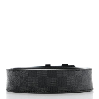 Louis Vuitton Damier Graphite 40mm LV Initiales Belt 90 36 2 of 6