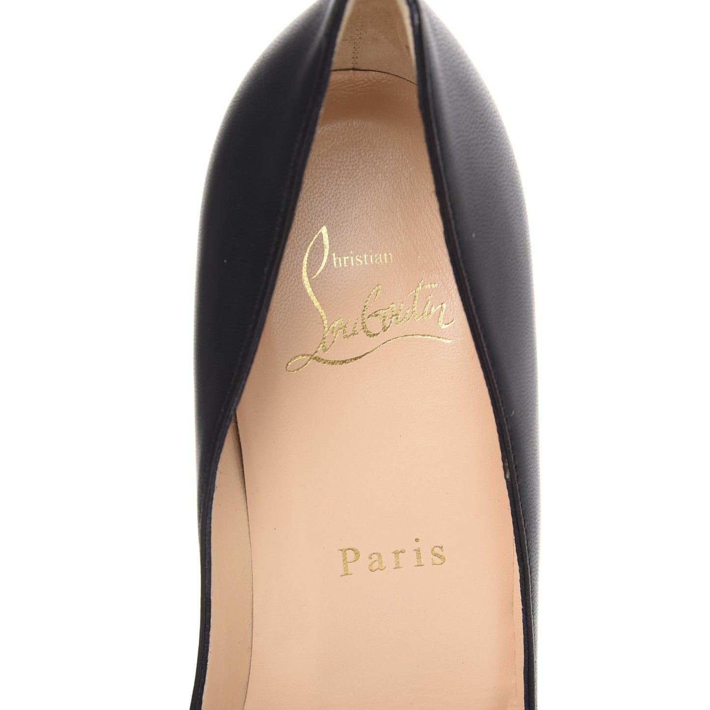 Shiny Nappa Apostrophy 100 Pumps 38 Black