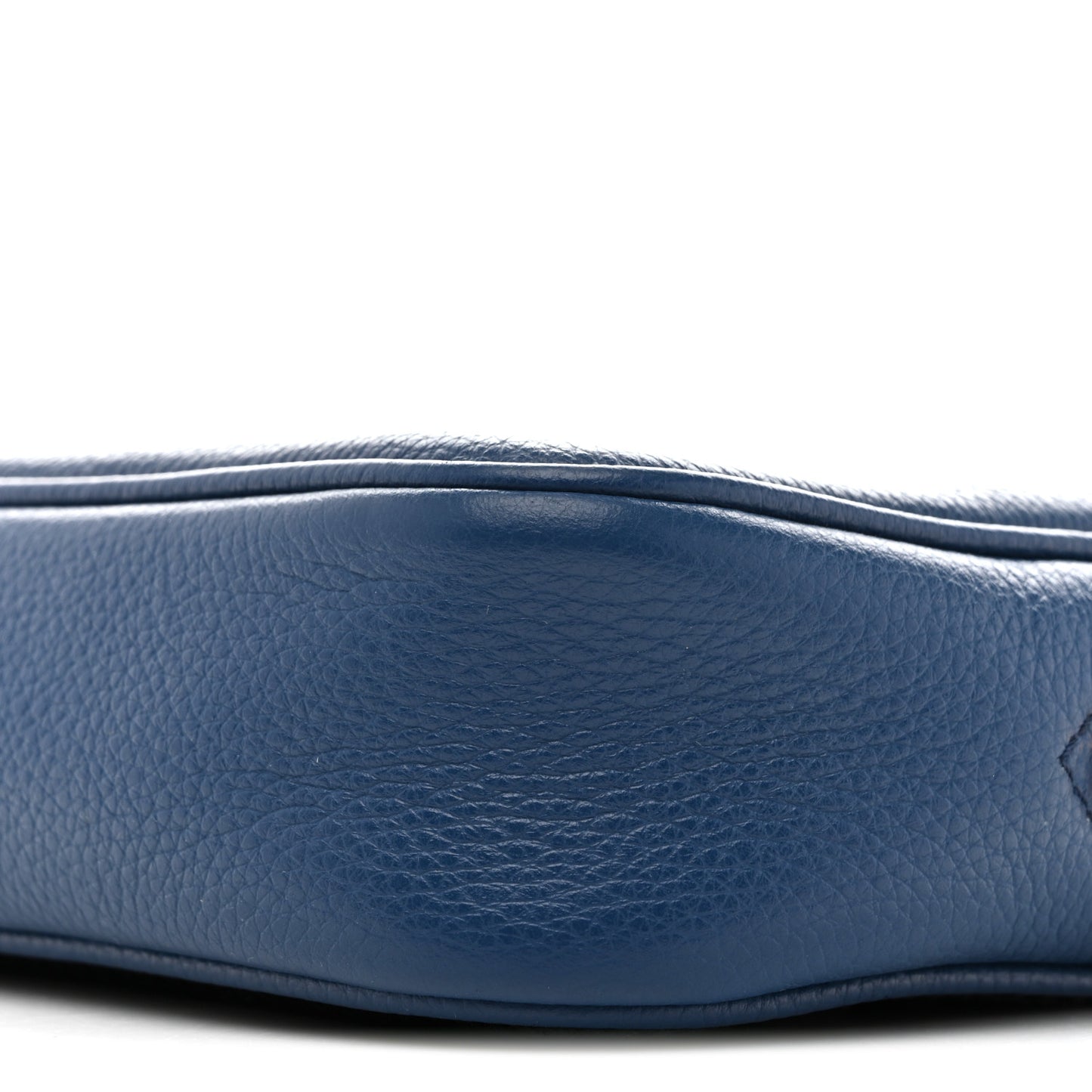 Grained Calfskin Medusa Crossbody Blue