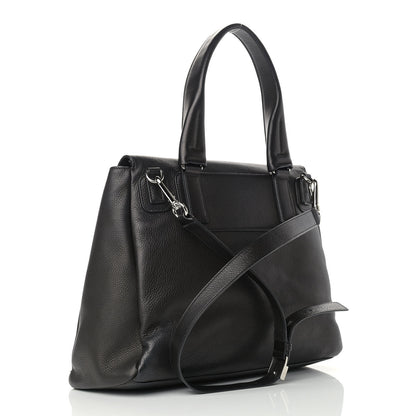 Givenchy Waxy Grained Calfskin Medium Pandora Pure Flap Bag Black 3 of 13