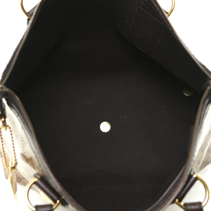 Gucci Crystal Monogram Small Babouska Tote Dark Brown 7 of 13