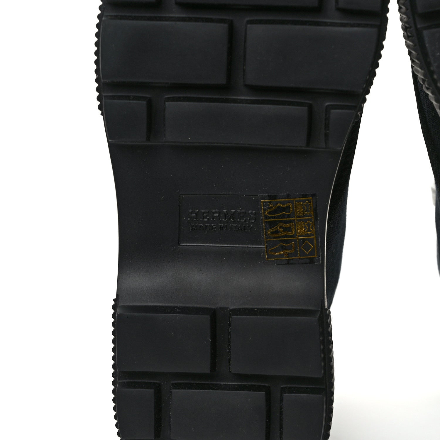 Hermes Canvas Calfskin Itineraire Ankle Boot 38 Black 6 of 10