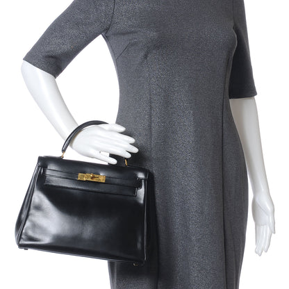 Hermes Box Kelly 28 Black 2 of 10