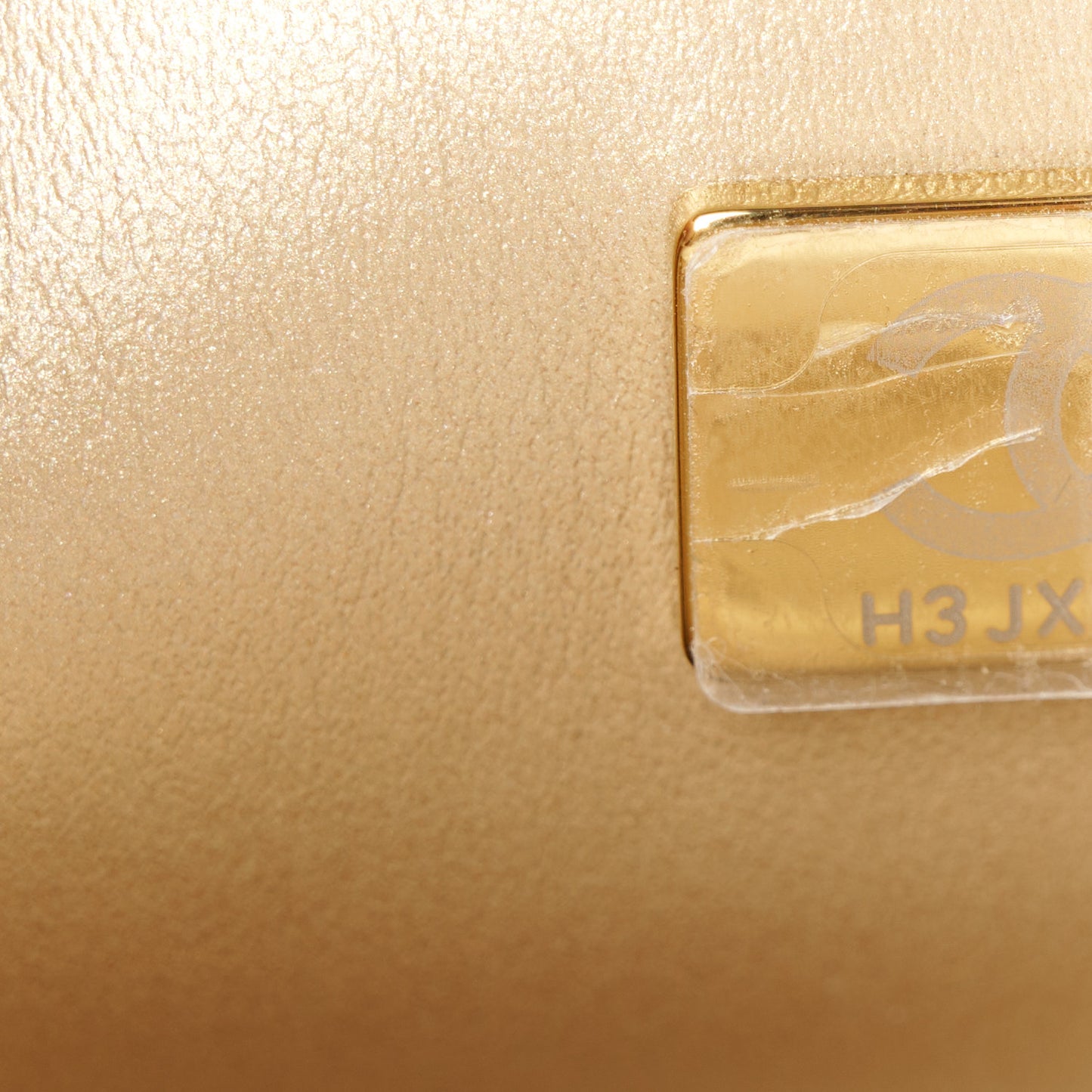 Calfskin Quilted Enamel Chain Flap White