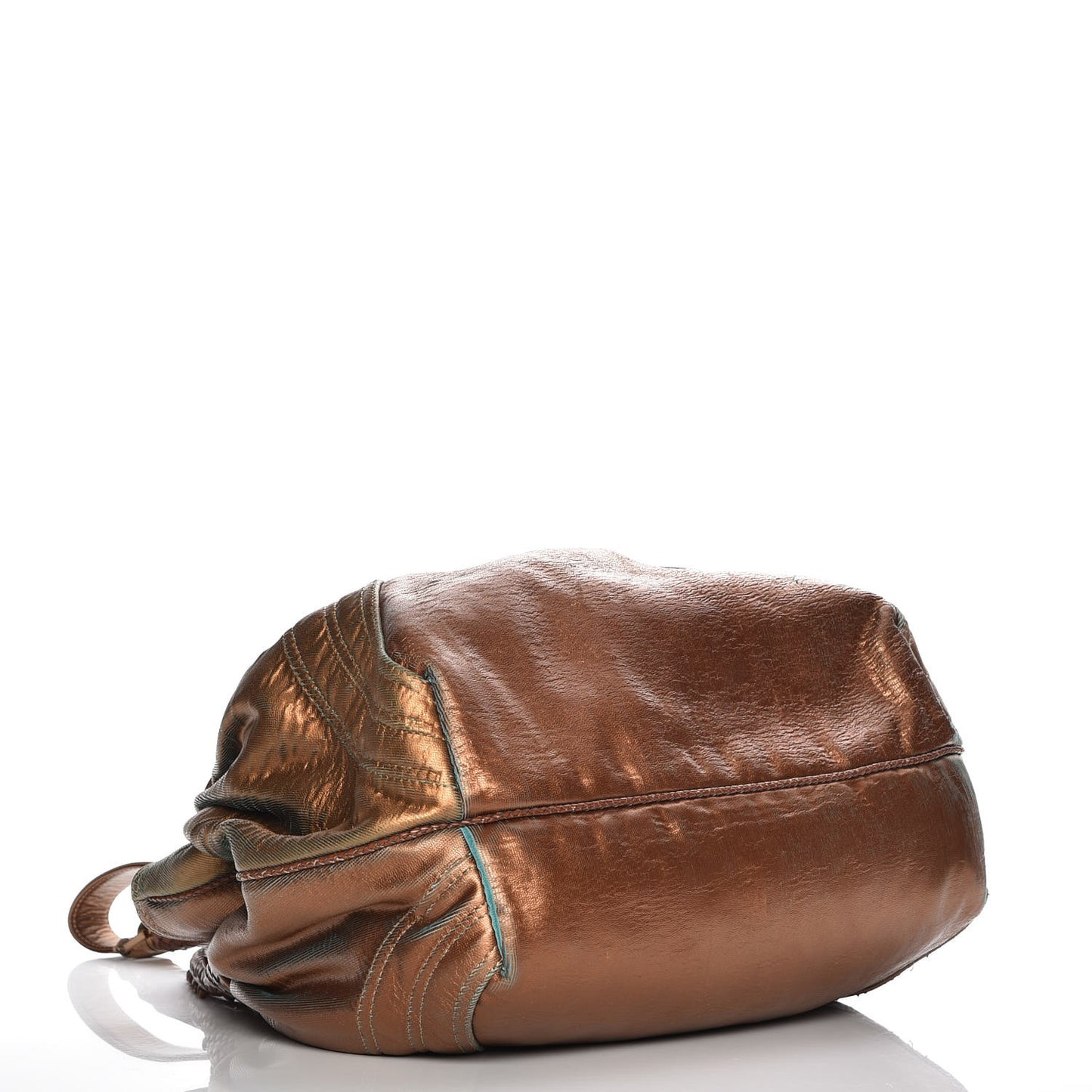 Nappa Fortuny Hologram Spy Tobacco Oro Ambrato