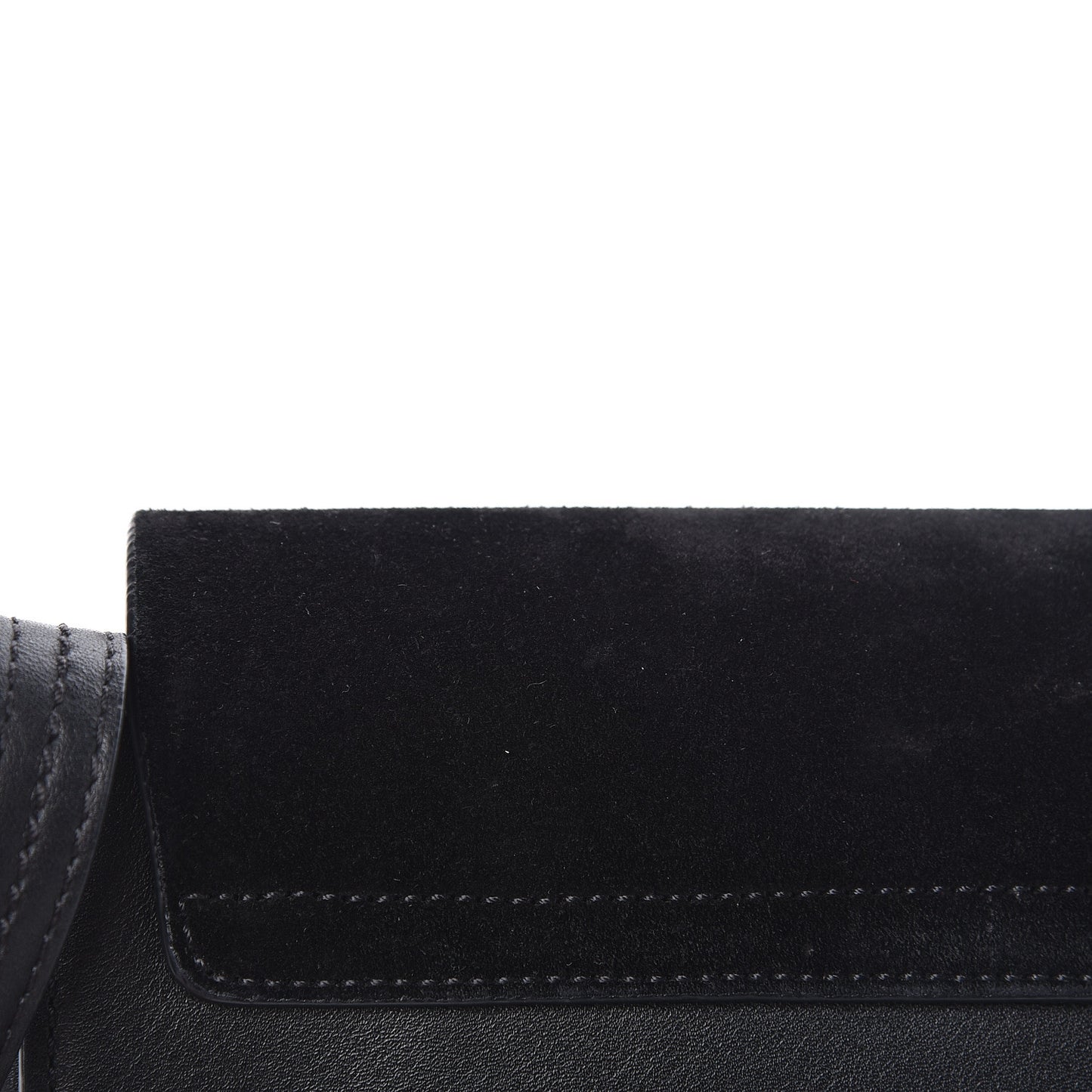 Suede Calfskin Small Faye Shoulder Bag Black