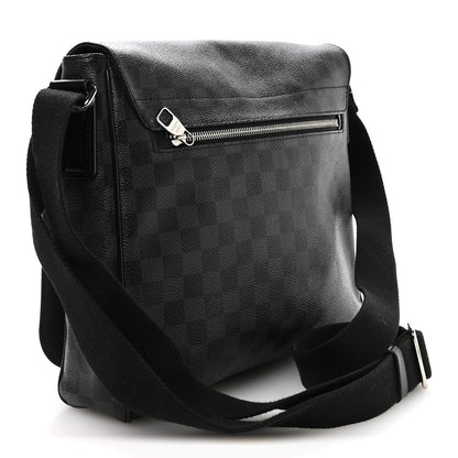 Louis Vuitton Damier Graphite District MM 3 of 10
