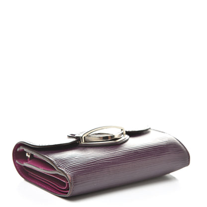 Louis Vuitton Epi Joey Wallet Cassis 4 of 18