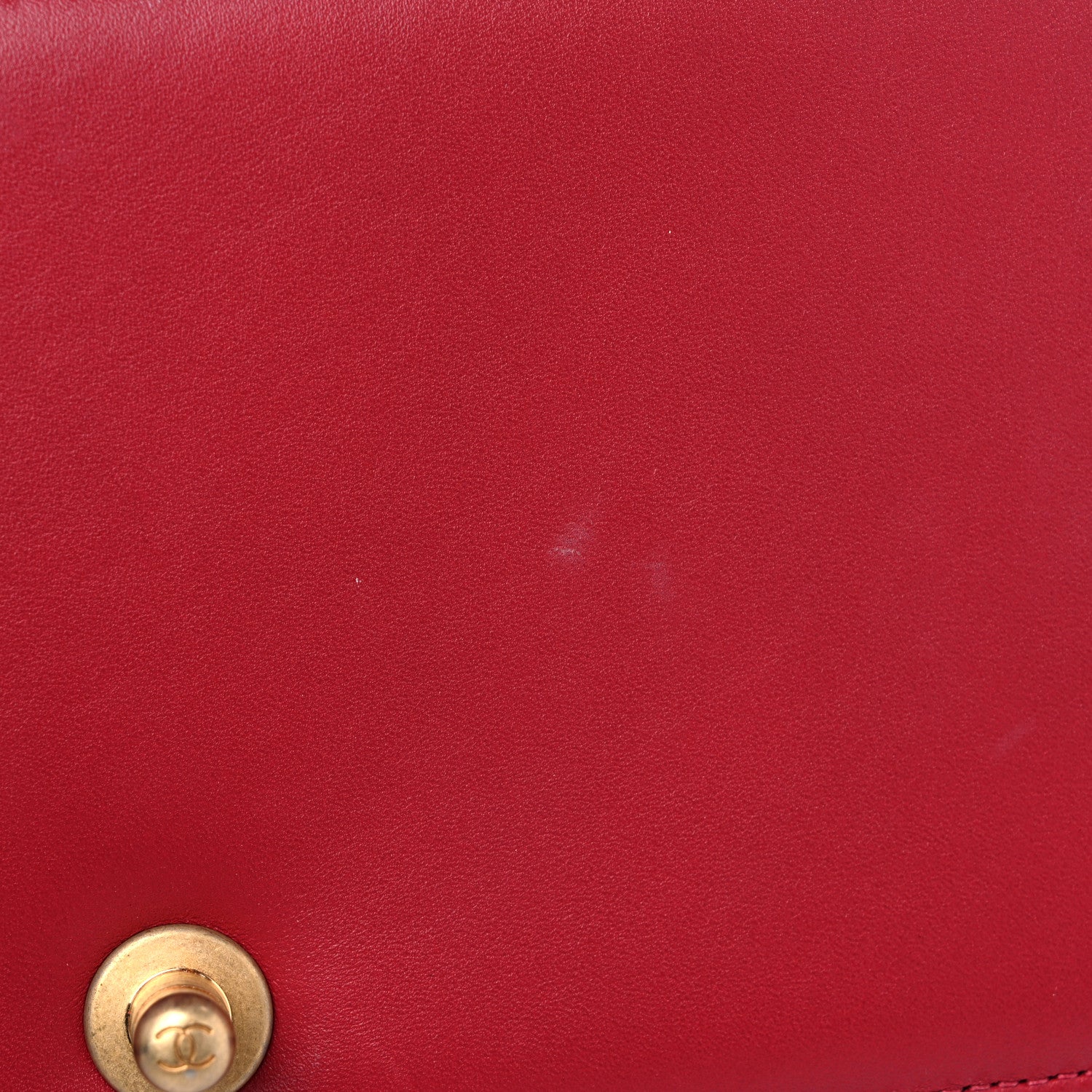 Chanel Calfskin Medium Boy Logo Top Handle Flap Red 12 of 12