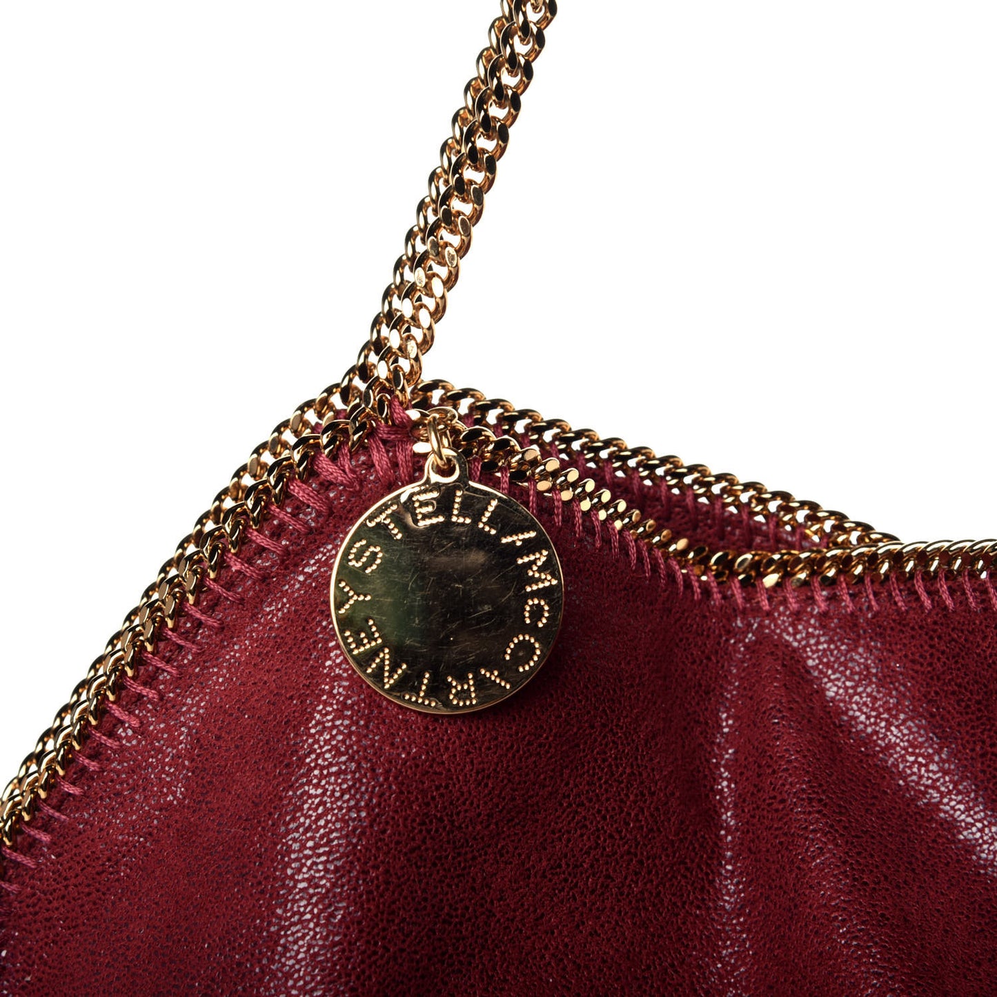 Shaggy Deer Small Falabella Tote Ruby