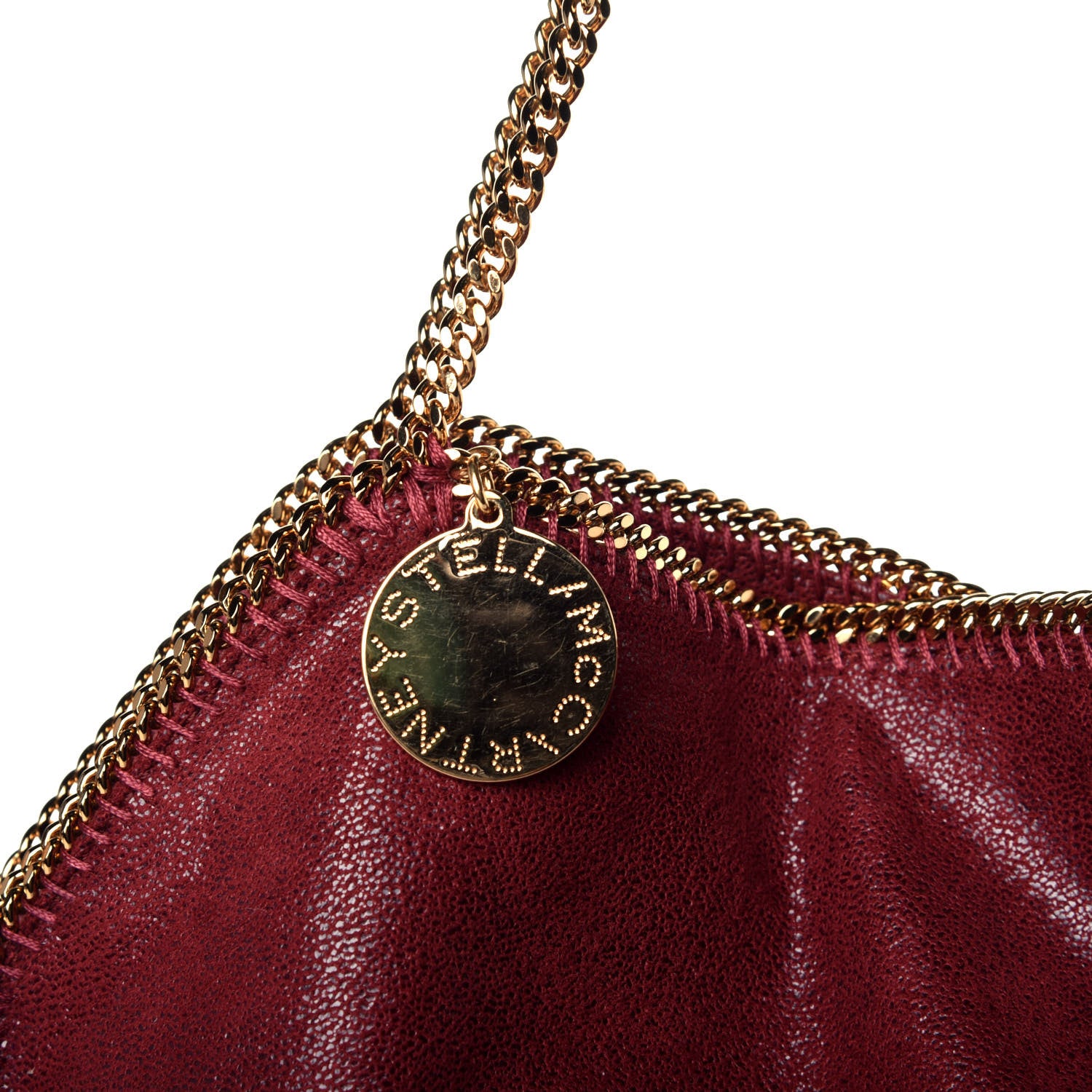 Stella McCartney Shaggy Deer Small Falabella Tote Ruby 9 of 9