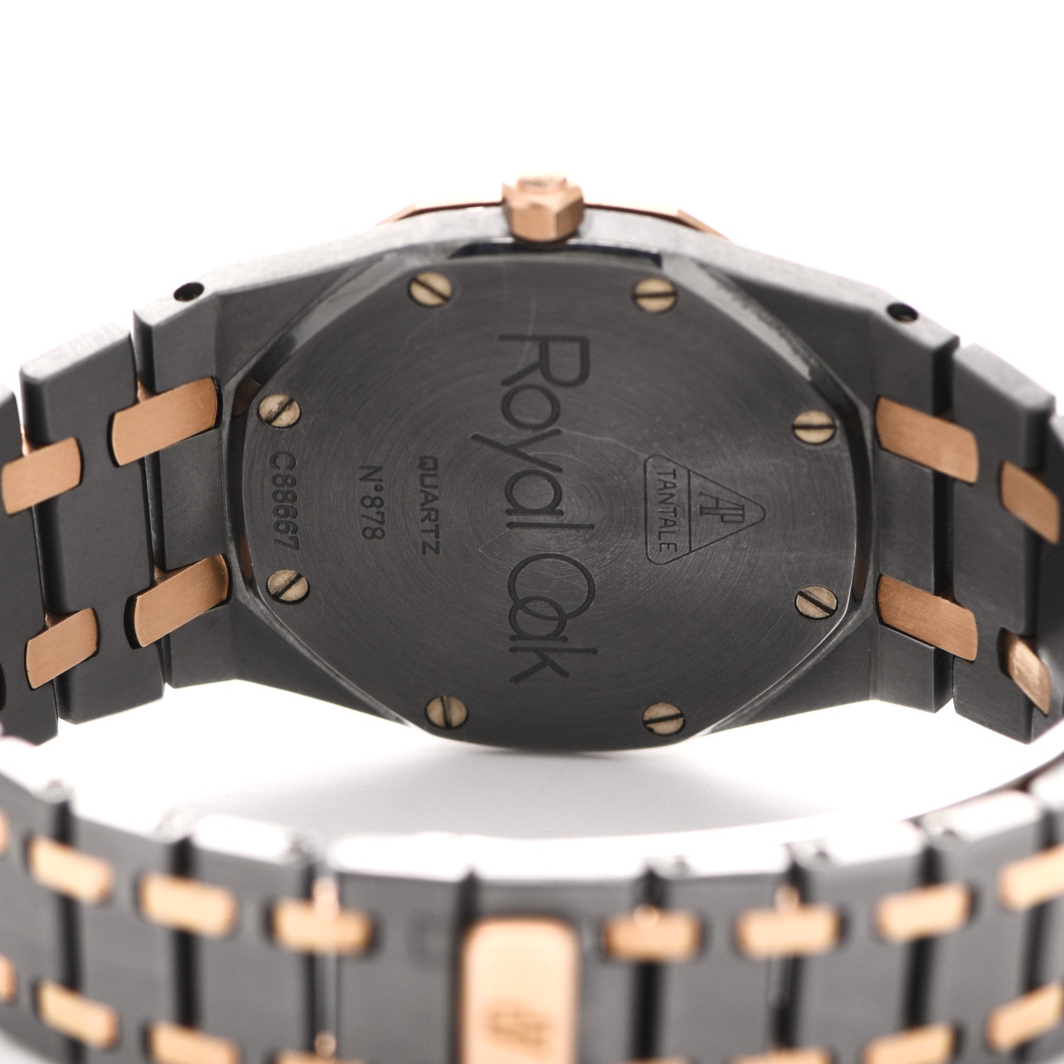 Audemars Piguet Tantalum 18K Rose Gold 33mm Royal Oak Quartz Watch Grey 56175TR.OO.0789TR.01 4 of 4