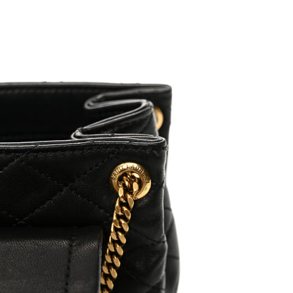 Saint Laurent Lambskin Quilted Monogram Mini Nolita Black 12 of 13