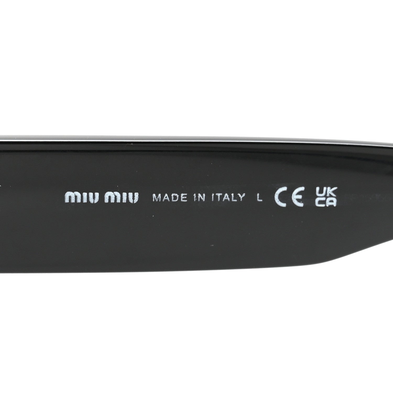 Miu Miu Acetate Sunglasses SMU01Y Black 6 of 8