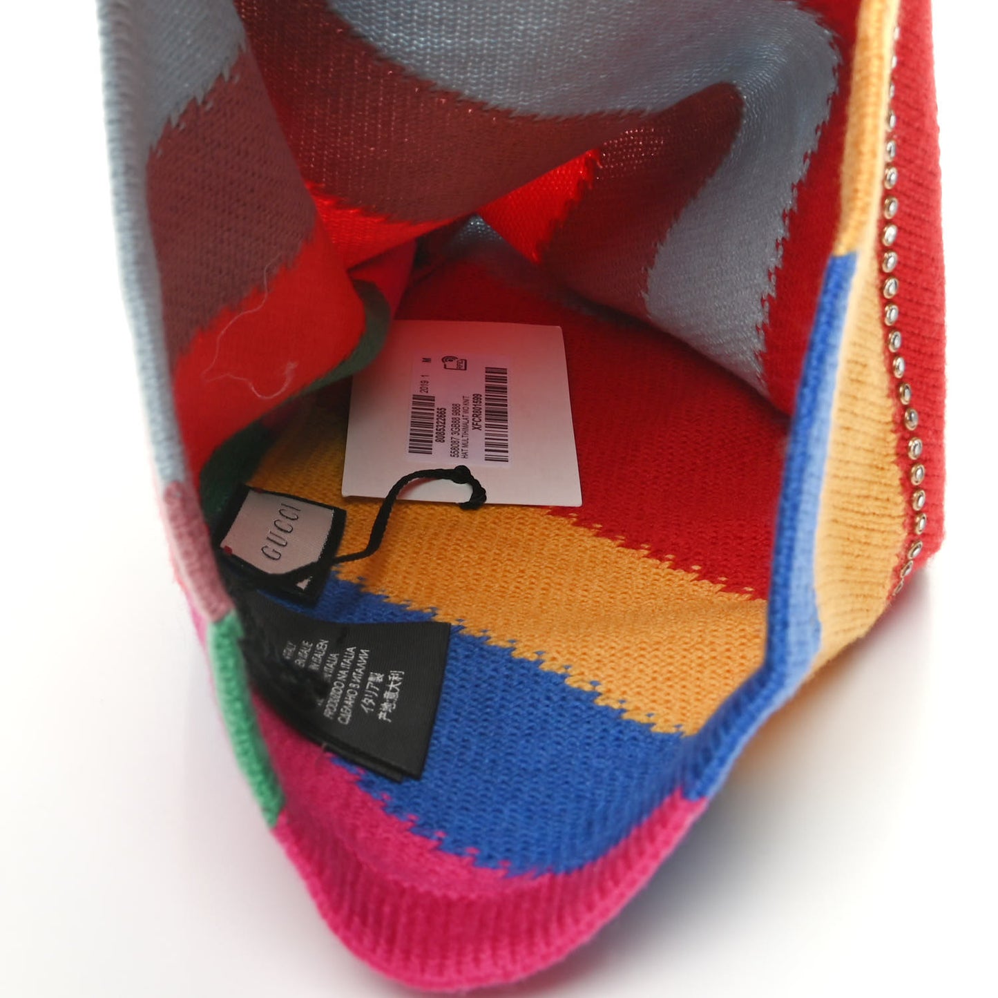 Wool Knit Multihimalat Beanie Hat M Multicolor