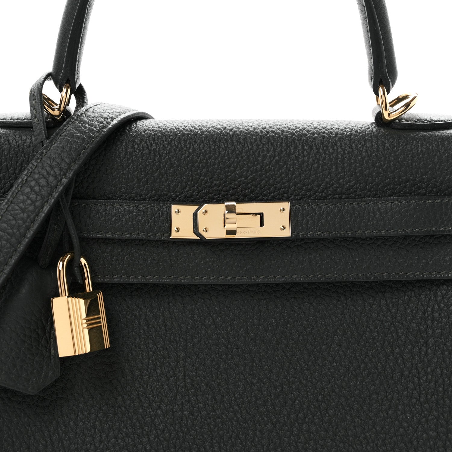 Hermes Togo Kelly Retourne 25 Vert Fonce 8 of 11