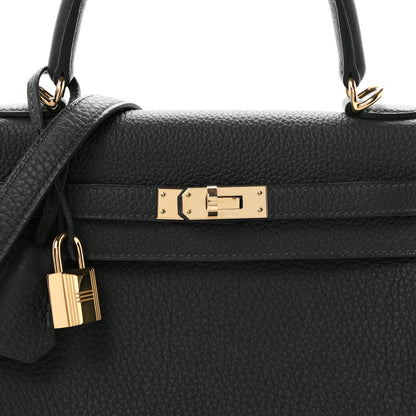 Hermes Togo Kelly Retourne 25 Vert Fonce 8 of 11