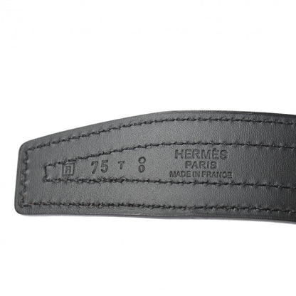 Hermes Swift 32mm Collier De Chien CDC Belt 75 Black Gold 5 of 5
