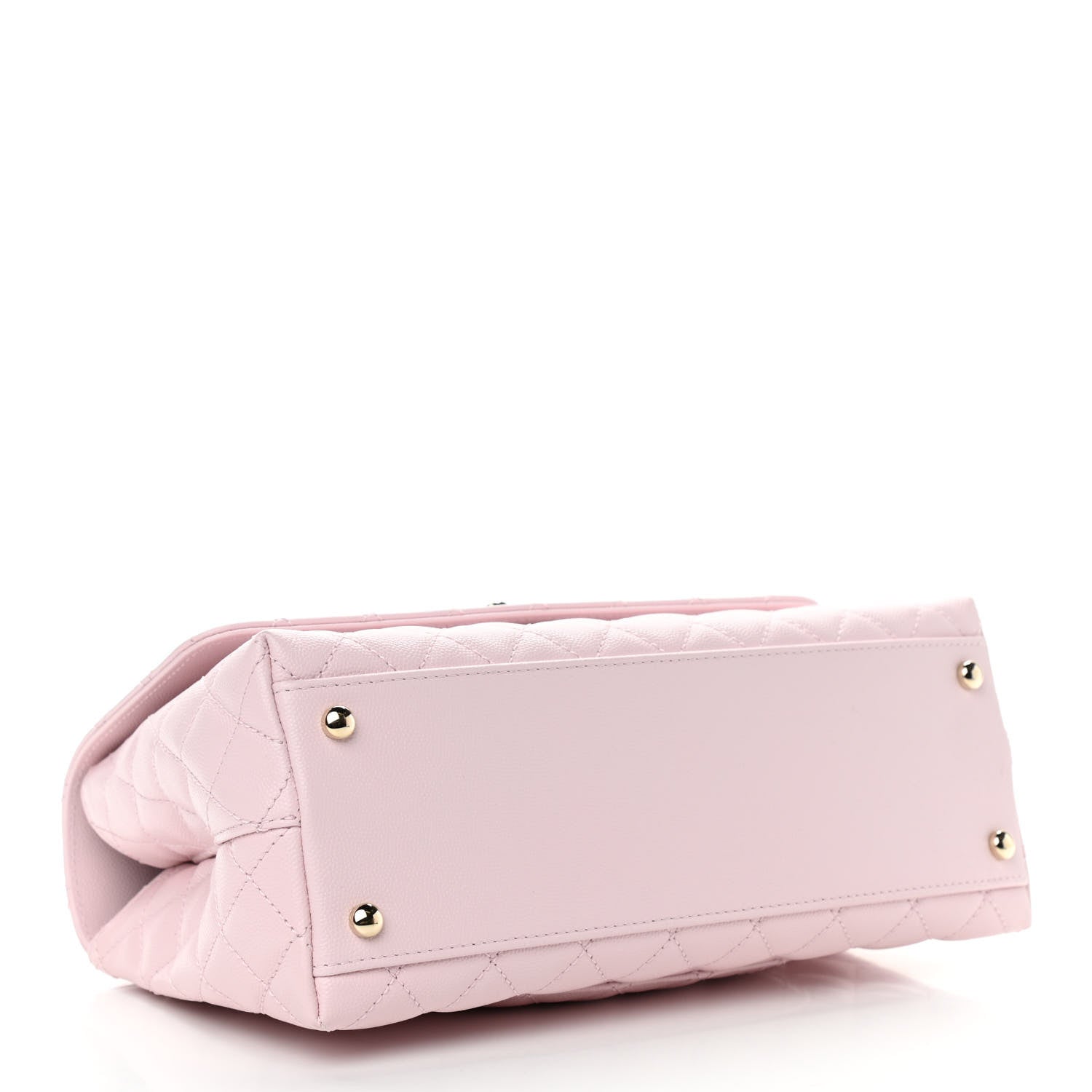 Chanel Caviar Quilted Small Coco Handle Flap Light Pink 4 of 11