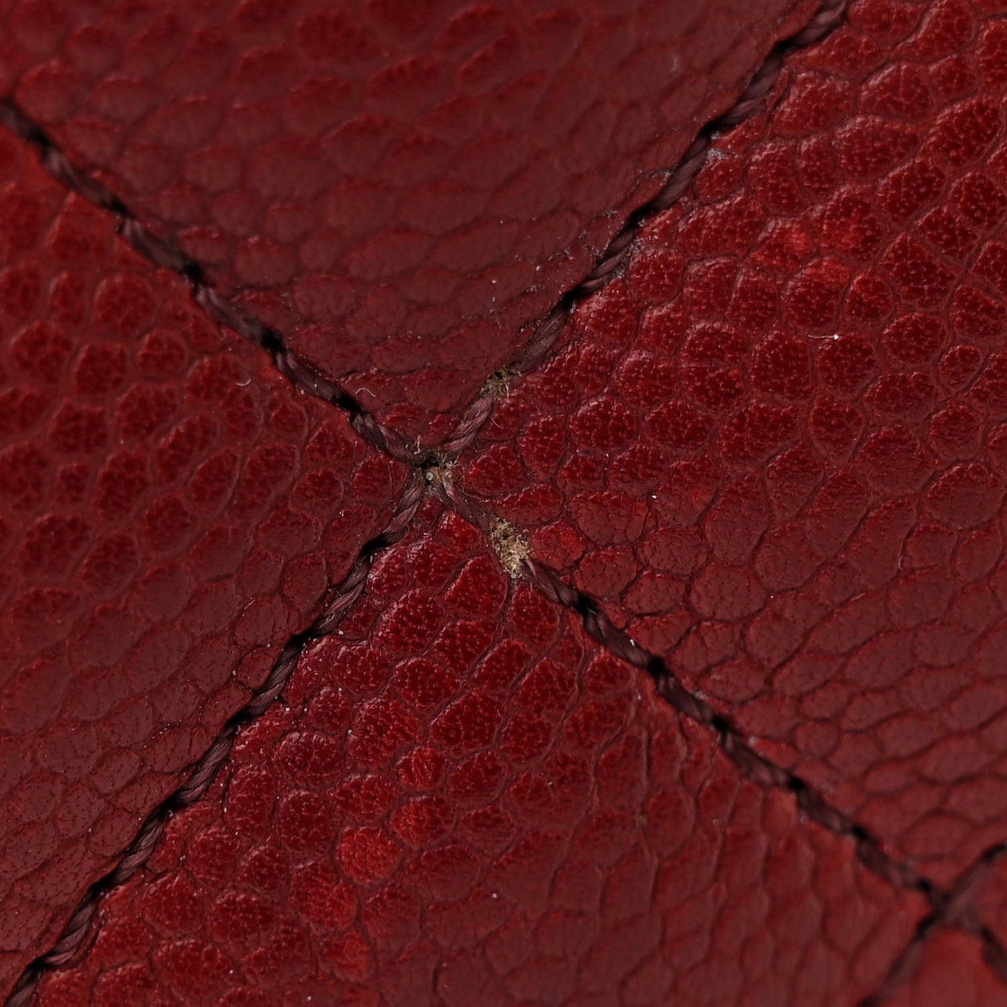 Caviar Quilted Medium Rock In Rome Single Flap Burgundy