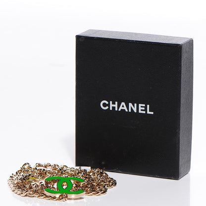 Chanel Enamel CC Chain Belt Multicolor Gold 4 of 4