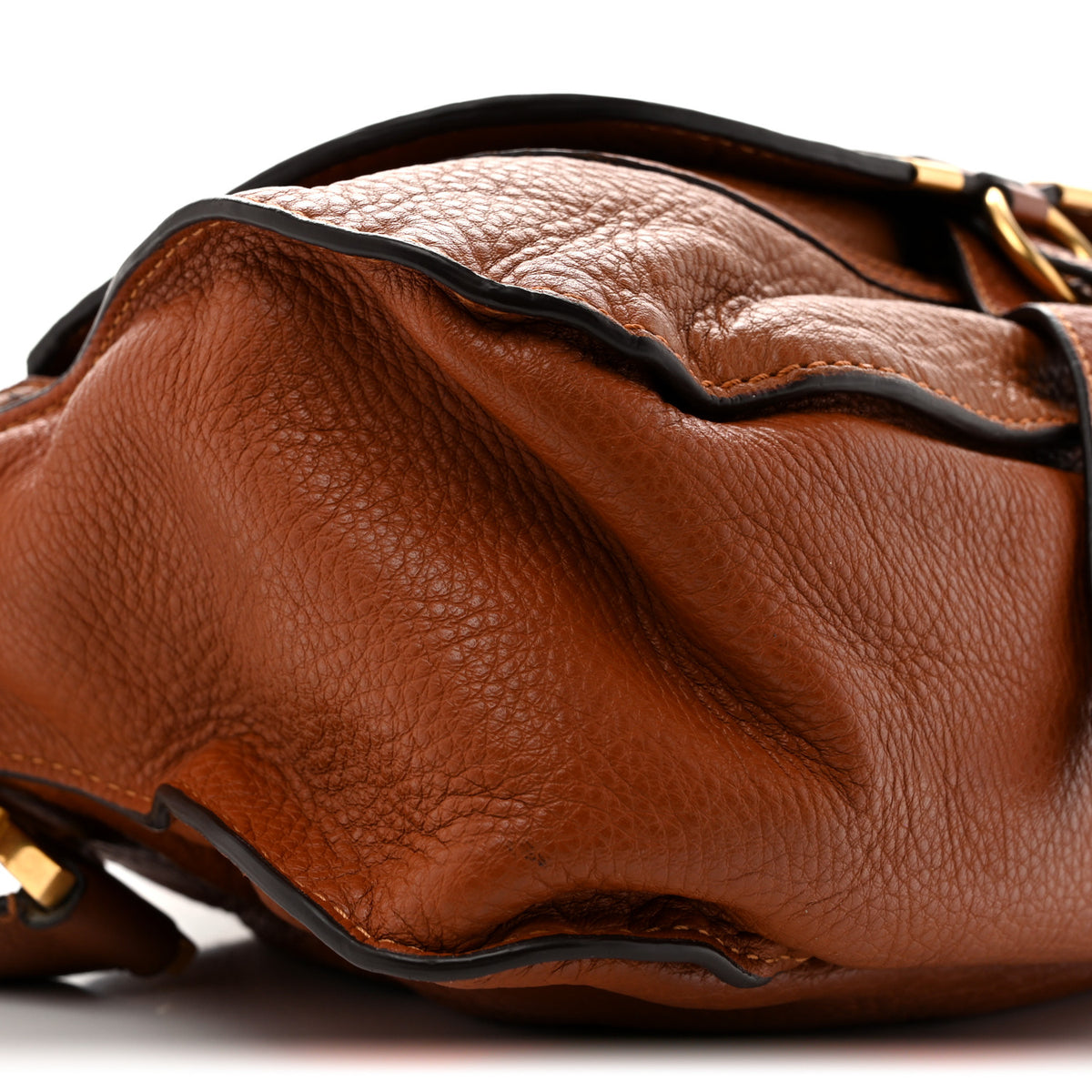 Calfskin Medium Marcie Satchel Tan