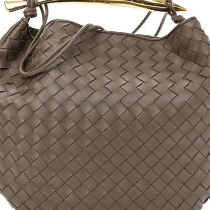Bottega Veneta Nappa Intrecciato Medium Sardine Bag Taupe Grey 9 of 12