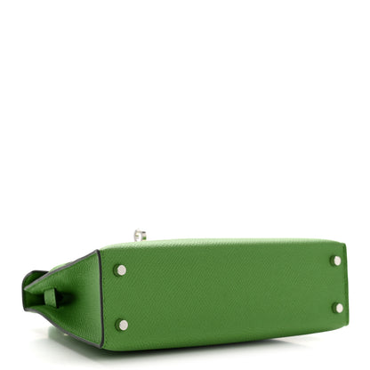 Hermes Epsom Mini Kelly Sellier 20 Vert Yucca 4 of 9
