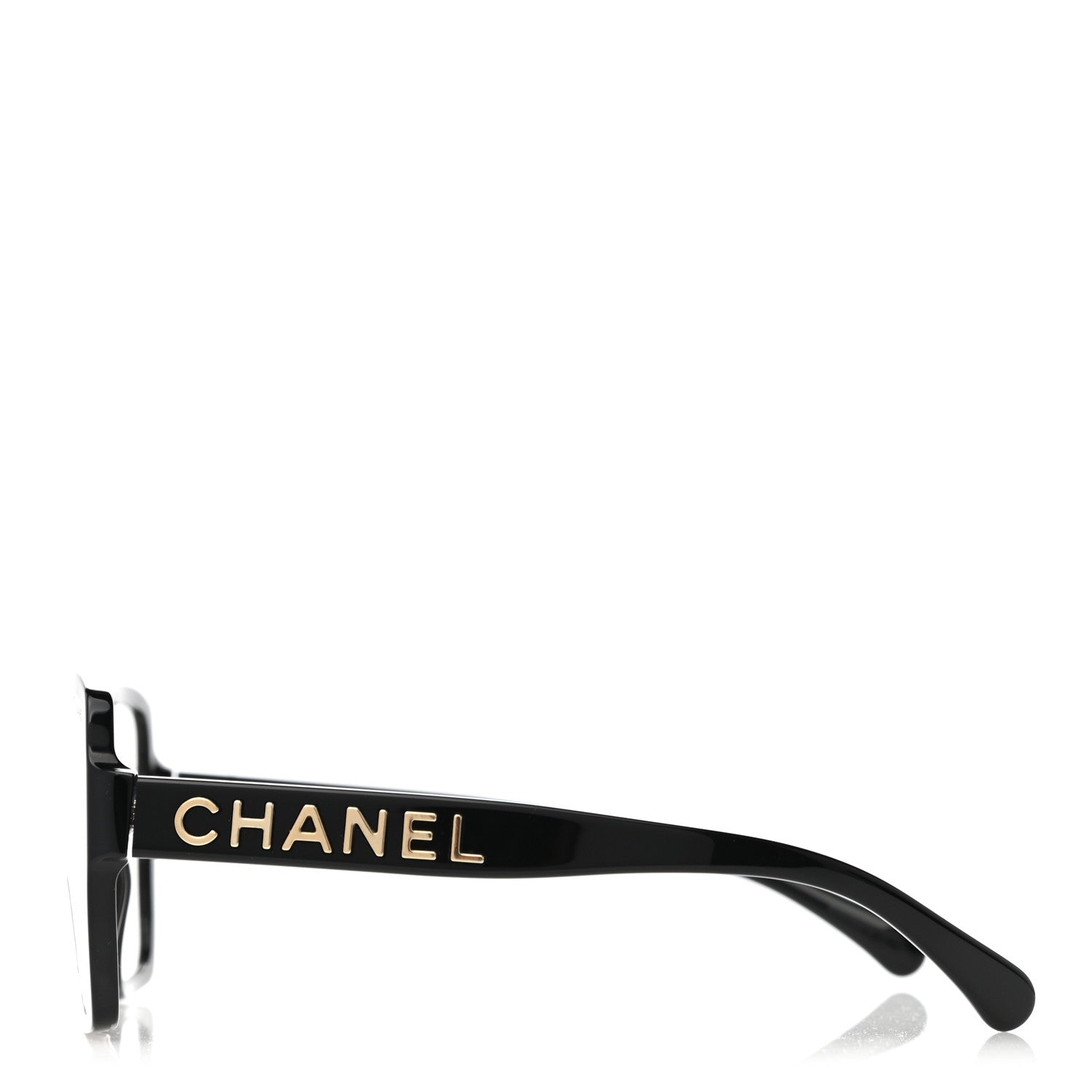 Chanel Acetate Square Eyeglasses 5408 Black 3 of 8