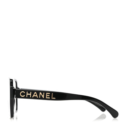 Chanel Acetate Square Eyeglasses 5408 Black 3 of 8