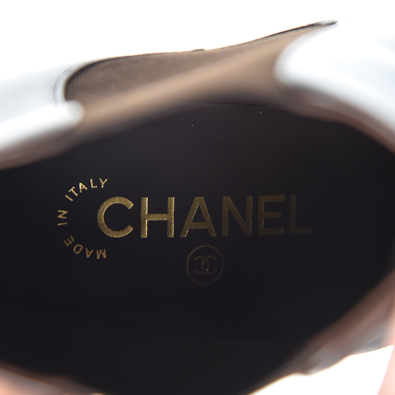 Chanel Glazed Calfskin Short Boots 40 Dark Brown 7 of 8