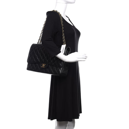 Chanel Caviar Quilted Maxi Double Flap Black 3 of 12