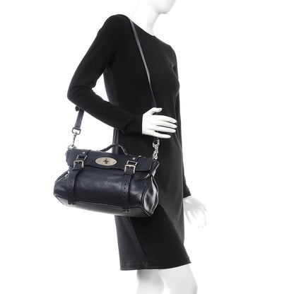 Mulberry Polished Buffalo Medium Alexa Midnight Blue 2 of 8