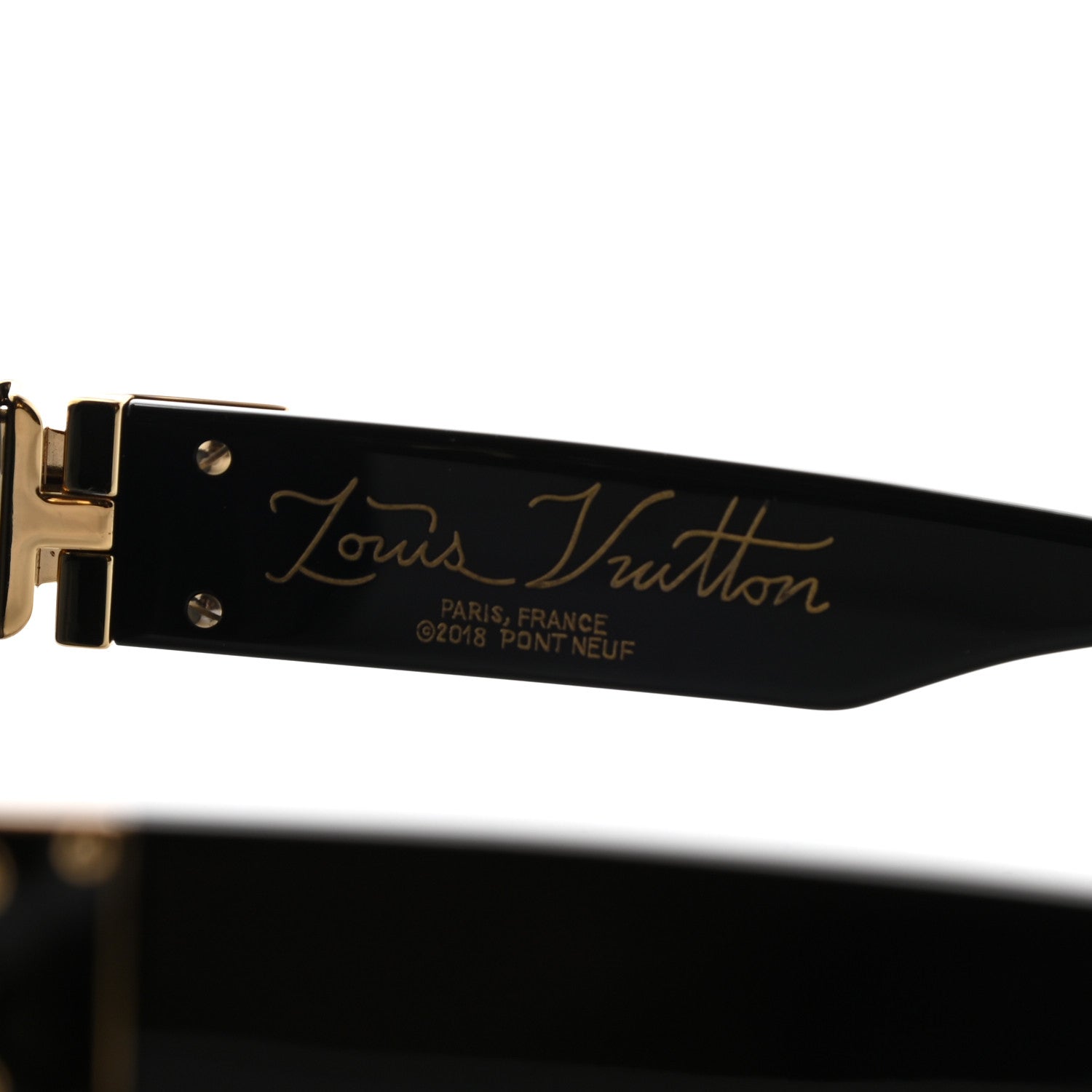 Louis Vuitton Acetate 1.1 Millionaires Sunglasses Z1165E Black 6 of 7