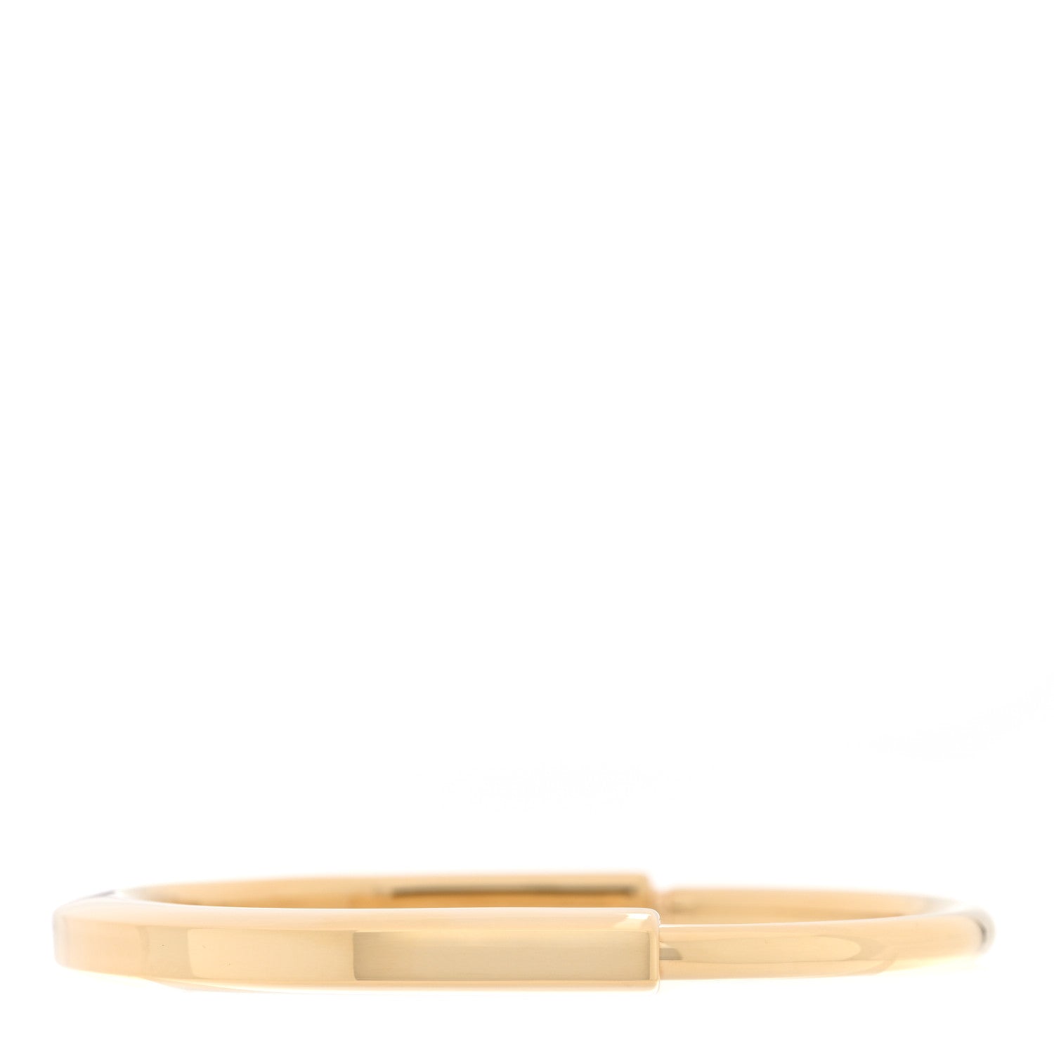 Tiffany 18K Yellow Gold Tiffany Lock Bangle Bracelet 1 of 5
