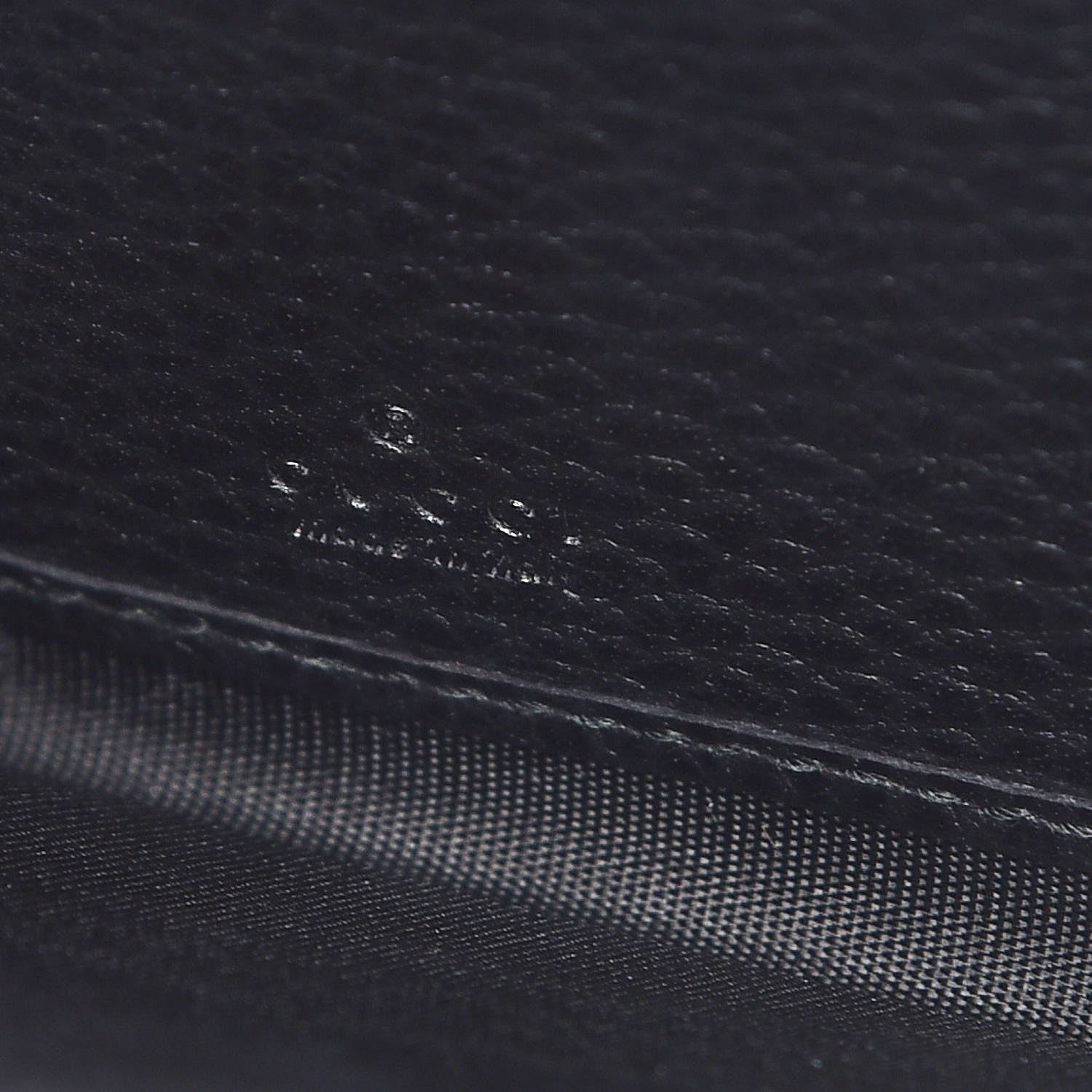 Gucci Dollar Calfskin GG Marmont Zip Around Wallet Black 6 of 8