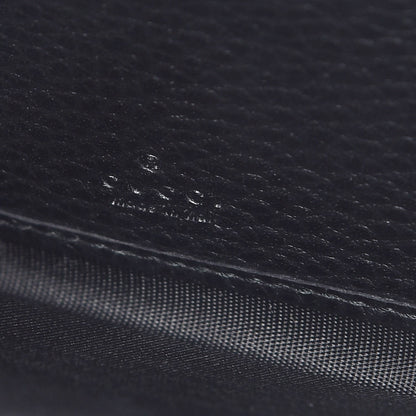 Gucci Dollar Calfskin GG Marmont Zip Around Wallet Black 6 of 8