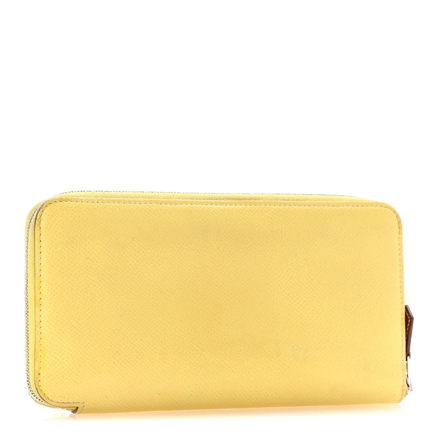 Epsom Silk'In Wallet Jaune Poussin Nata