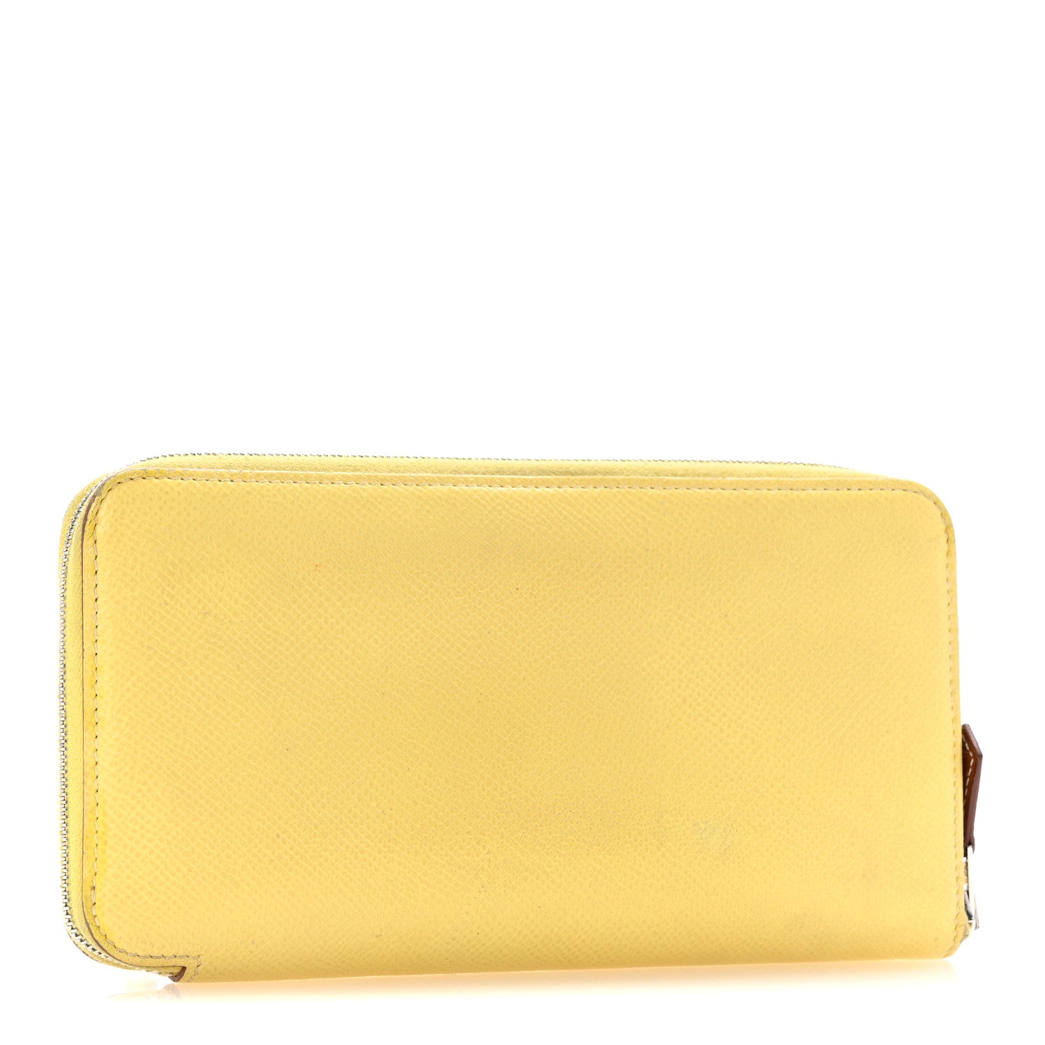 Hermes Epsom Silk'In Wallet Jaune Poussin Nata 3 of 13