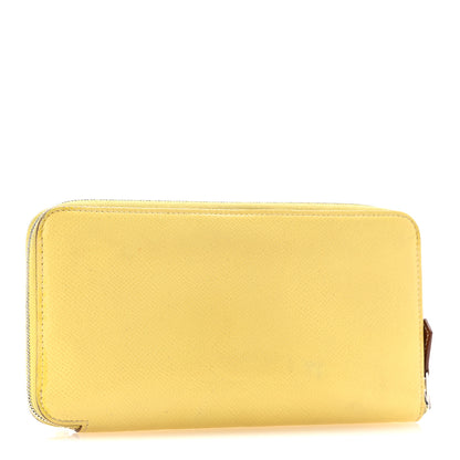 Hermes Epsom Silk'In Wallet Jaune Poussin Nata 3 of 13
