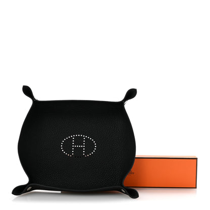Hermes Taurillon Clemence Mises et Relances Change Tray Black 8 of 8