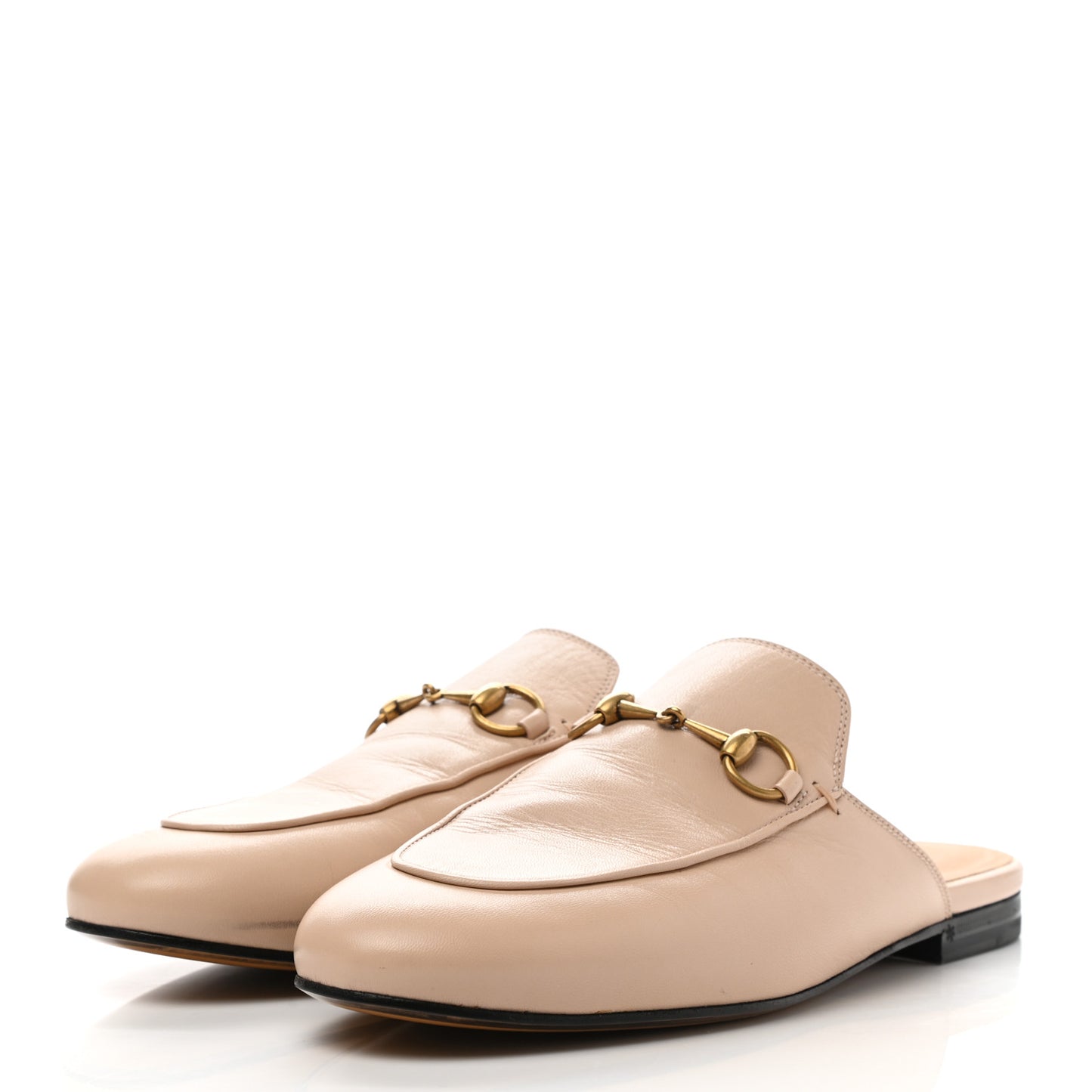 Calfskin Womens Princetown Slippers 38 Skin Rose
