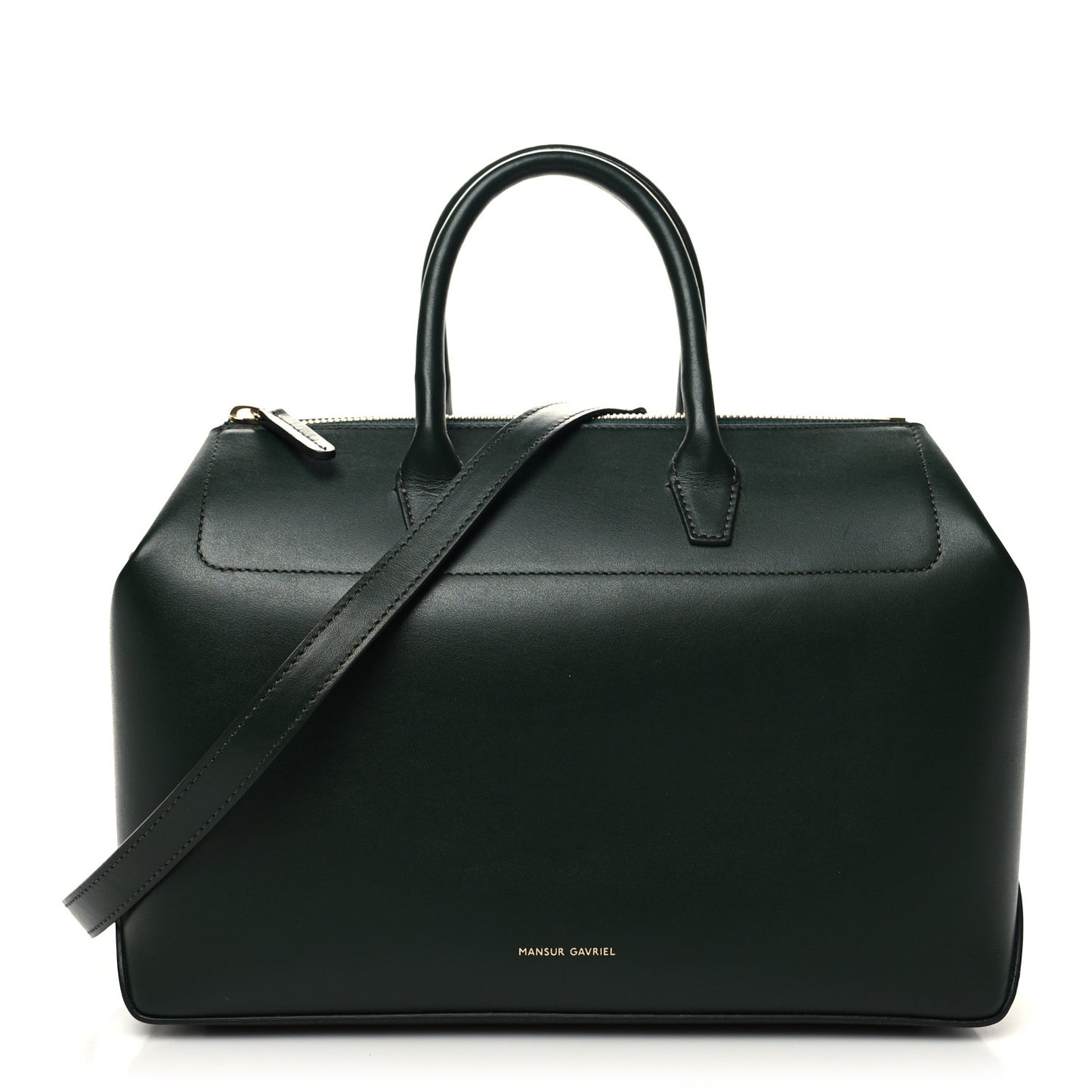 Calfskin Mini Travel Crossbody Bag Moss