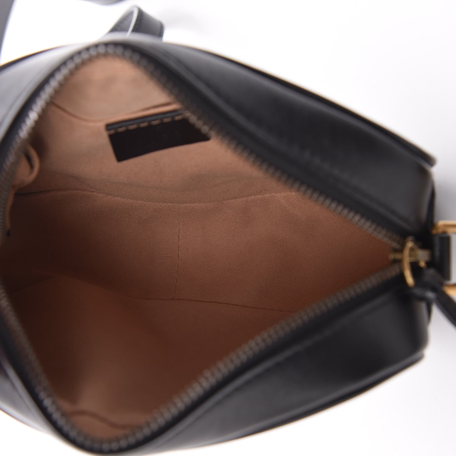 Gucci Calfskin Matelasse Mini GG Marmont Chain Shoulder Bag Black 5 of 10