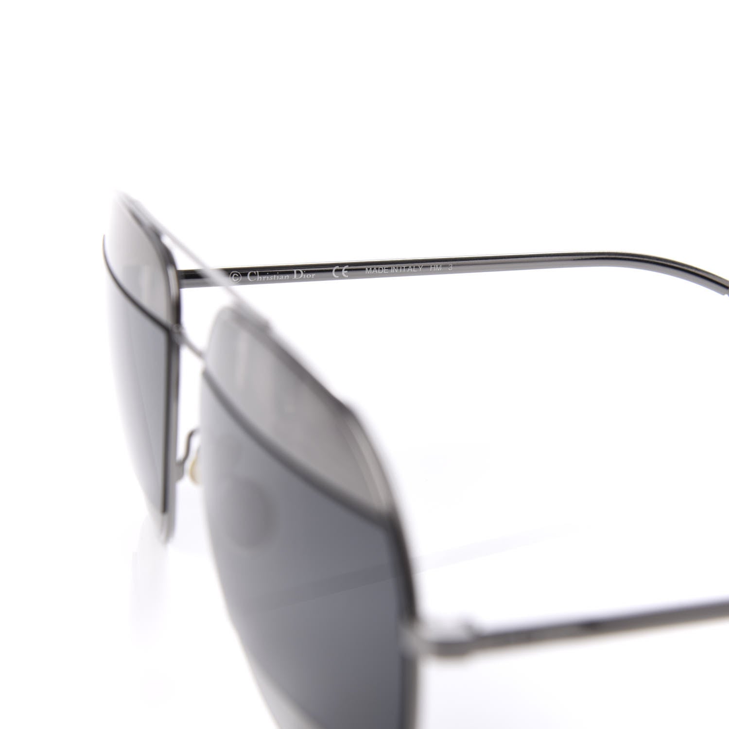Christian Dior Split 1 Aviator Sunglasses Silver 5 of 7