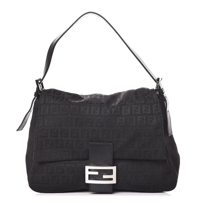 Fendi Zucchino Mama Baguette Black 1 of 6