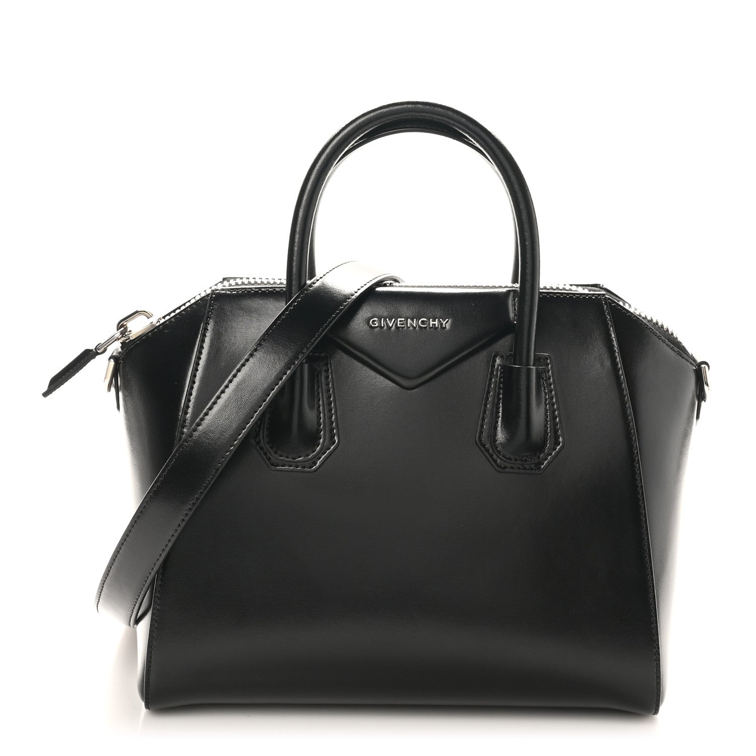 Givenchy Shiny Lord Calfskin Small Antigona Black 1 of 10