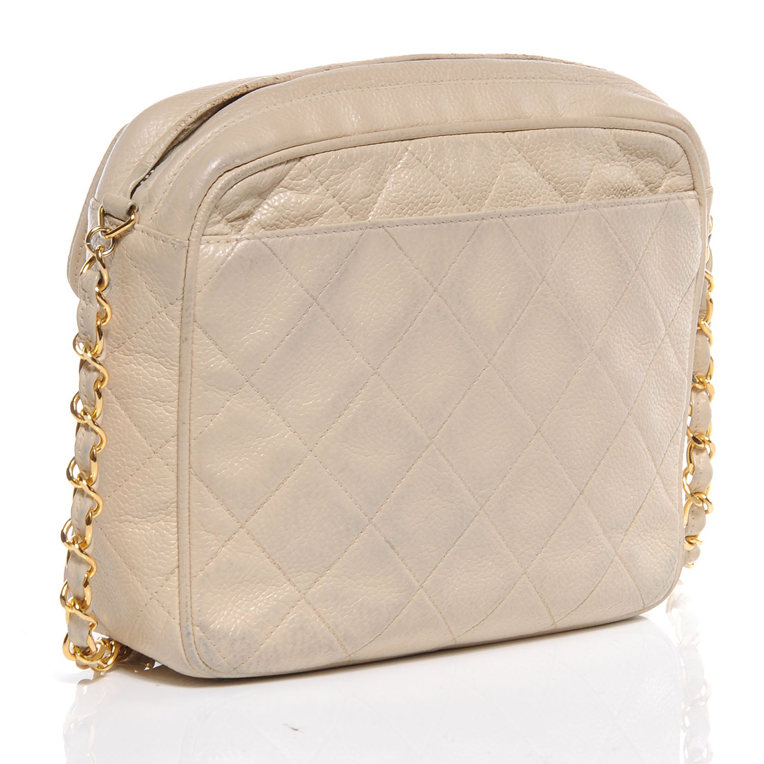 Chanel Caviar Camera Case Beige 3 of 8